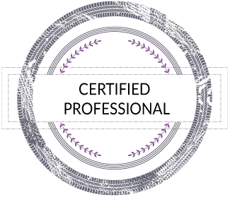 Certified professional badge